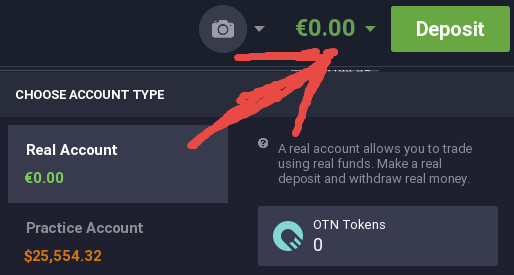 IqOption - Login account