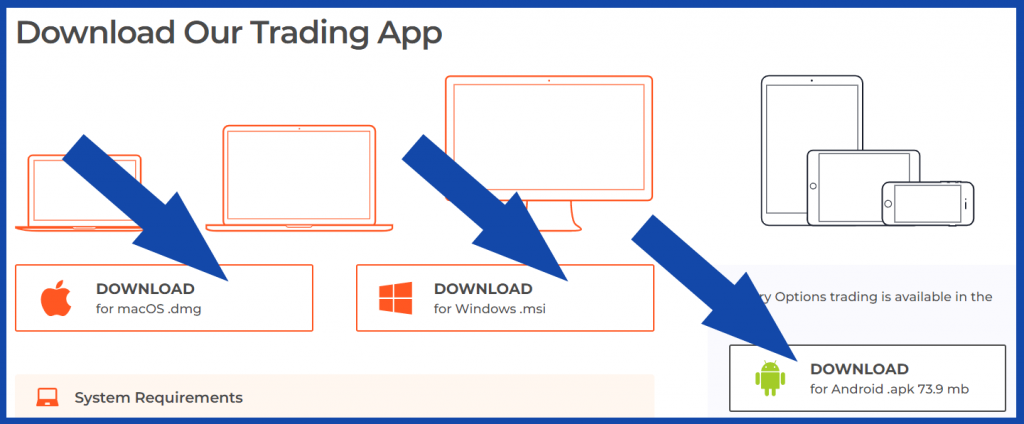 Tải xuống IqOption?