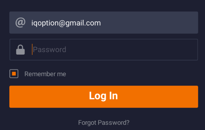 iqoption login registra il file dmg dell'account