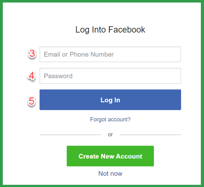 Iq Option & facebook login after registration