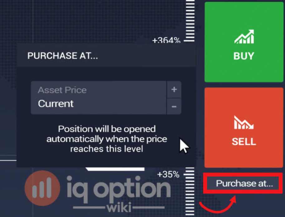 How to open a trading position automatically on IqOption