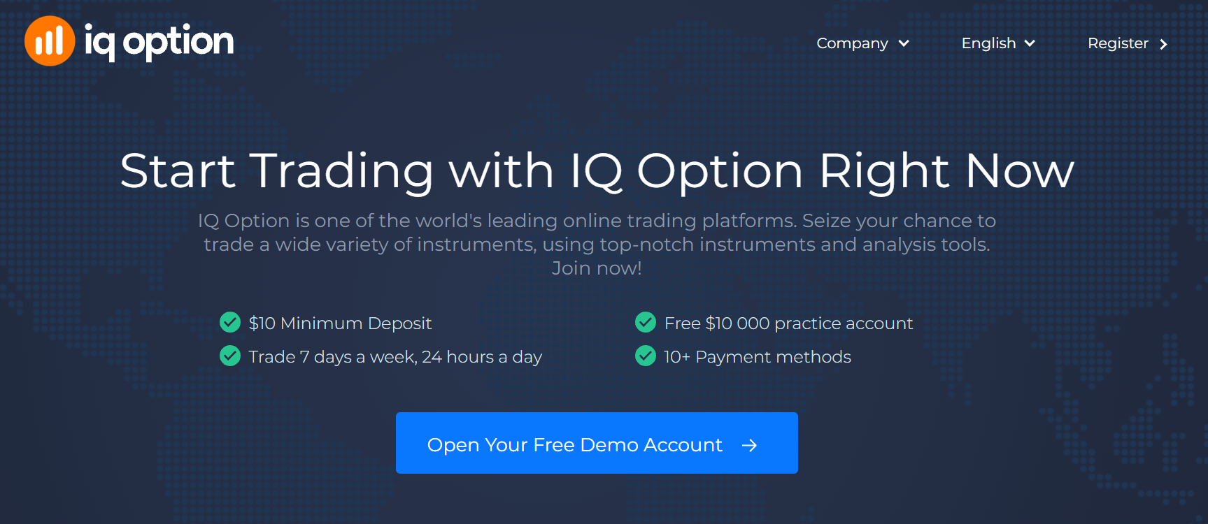 IQ Option Trading real account