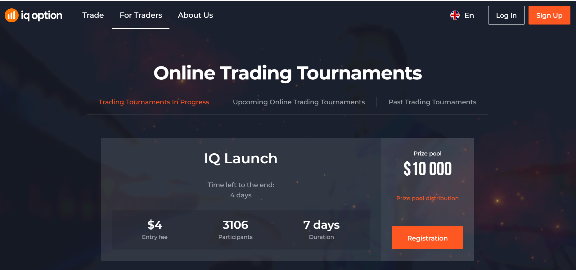 IQ Option trading tournaments