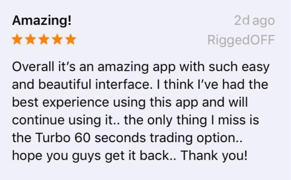 Comments about app
